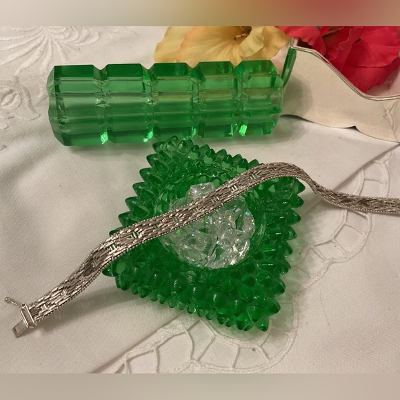 MILOR, ITALY 925 STERLING SILVER RICCO TWO-TONE GOLD/SILVER 8” BRACELET 22 GRAMS - Picture 13 of 16